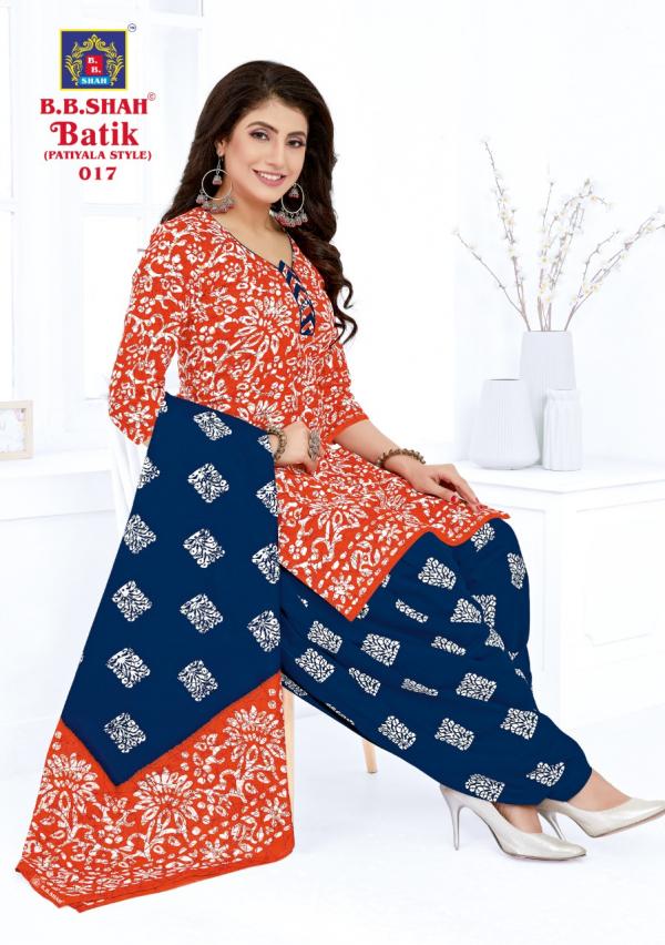 B.B Shah Batik Vol-1Cotton Designer Exclusive Ready made suit